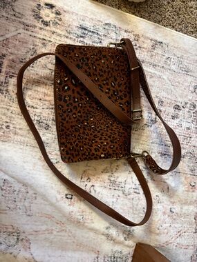 Madewell Leopard Print Crossbody Bag